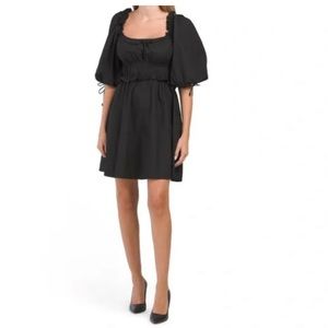 House of Harlow puff sleeve mini dress